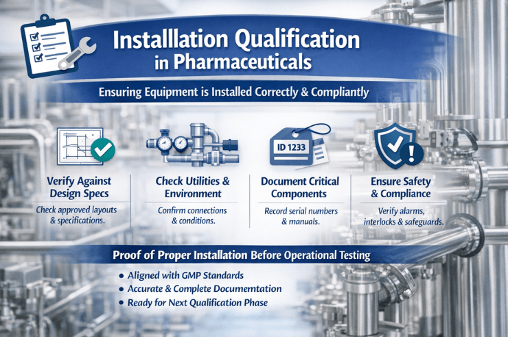 Installation Qualification process in pharmaceutical manufacturing